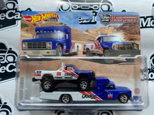 1:64 Team Transport '80 Dodge Macho Power Wagon and Retro Rig
