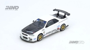 1:64 Top Secret Nissan Skyline R34 GT-R White