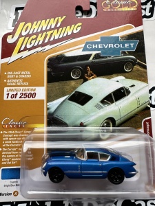 1:64 1954 Chevy Corvair Concept Custom Bright Blue Metallic