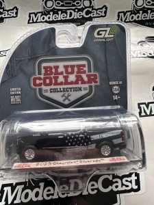 1:64 2023 Chevrolet Silverado Black Blue Collar Collection Series 14 - Img 3