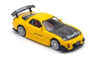 1:64 Mazda RX7 RE Amemiya Yellow