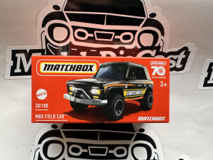 1:64 MBX Field Car Black Matchbox Powergrab