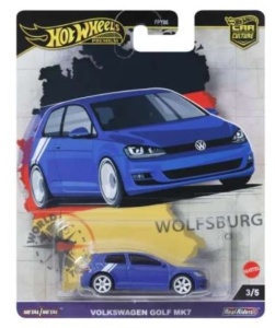 1:64 Volkswagen Golf MK7 Blue World Tour