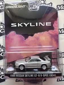 1:64 1999 Nissan Skyline GT-R V-Spec (R34) Silver
