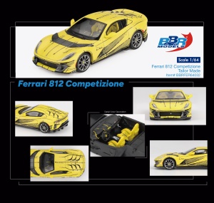 1:64 Ferrari 812 Competizione Tailor Made Yellow - Img 2