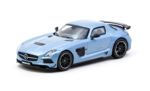 1:64 Mercedes-Benz SLS AMG Coupe Black Series Matte Blue