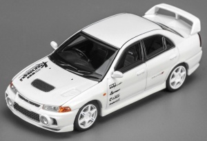 1:64 Mitsubishi Lancer Evolution IV GSR Kansai Livery White