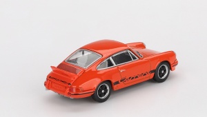 1:64 Porsche 911 Carrera RS 2.7 Tangerine with Black Livery - Img 2