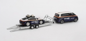 1:64 Porsche 911 Dakar #718 Volkswagen ID. Buzz Porsche Centrum Gelderland Roughroads Set - Img 2