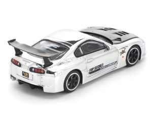 1:64 Top Secret Toyota GT300 Supra Silver Chrome - Img 3