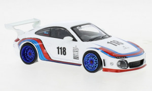 1:43 Porsche 997 Old&New No118 White Decorated