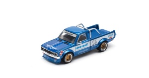 1:64 Pandem Datsun 620 Blue Toyo Tires