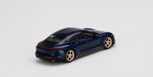 1:64 Porsche Taycan Turbo S Gentian Blue Metallic - Img 2