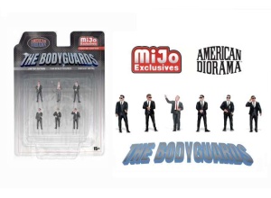 1:64 Set Figurine The Bodyguards American Diorama