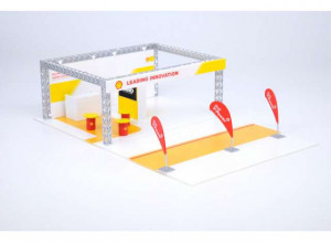 1:64 Shell Exhibition Kiosk Diorama