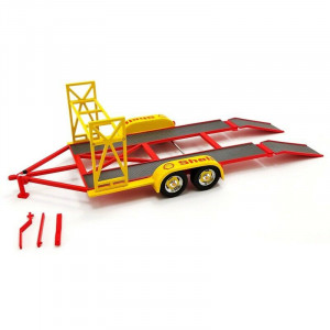 1:18 Remorca - Tandem Car Trailer Shell Oil