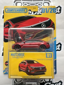 1:64 2022 Mercedes-Benz EQS Red Matchbox Collectors