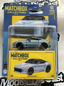 1:64 2023 Nissan Z Blue Matchbox Collectors