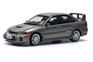 1:64 Mitsubishi Lancer Evolution IV Dark Grey - Img 1
