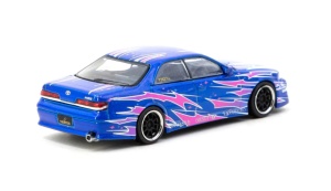1:64 Vertex Toyota Mark II JZX100 Blue Metallic - Img 2
