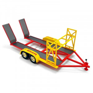 1:18 Remorca - Tandem Car Trailer Shell Oil