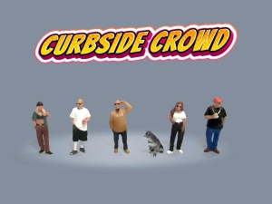 1:64 Set Figurine Curbside Crowd American Diorama - Img 2