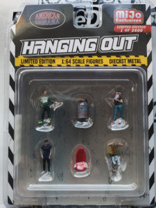 1:64 Set Figurine Hanging Out American Diorama