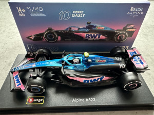 1:43 F1 Renault A523 BWT Alpine Team 10 Pierre Gasly Season 2023