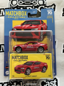1:64 '16 Chevy Camaro Edelbrock Matchbox Collectors