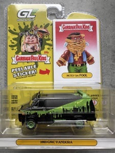 1:64 1983 GMC Vandura Black/Green Garbage Pail Kids Series 8