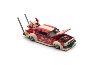 1:64 Coca-Cola Japan Skyline C210 Kaido Racer Bosozoku Style - Img 3