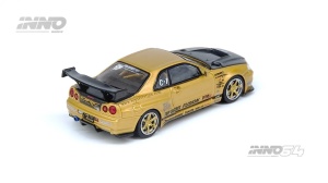 1:64 Nissan Skyline Top Secret R34 GT-R Gold - Img 2