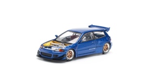 1:64 Pandem Civic EG6 Open Hood Metallic Blue