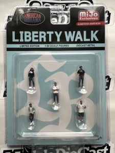 1:64 Set Figurine Team Liberty Walk American Diorama
