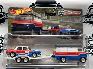 1:64 Team Transport '70 Rover P6 Group 2 & HW Rally Hauler