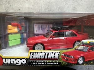 1:24 1988 BMW M3 (E30) Red Eurotrek Touring Series