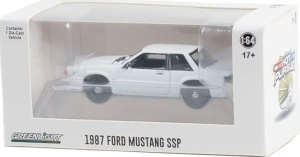 1:64 1987 Ford Mustang SSP White Hot Pursuit Series