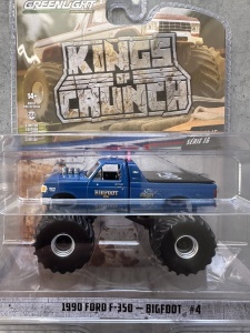 1:64 1990 Ford F-350 - Bigfoot #4 Kings Of Crunch