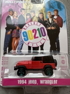 1:64 1994 Jeep Wrangler Red Beverly Hills Greenmachine