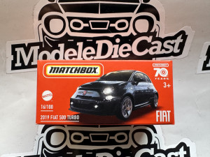 1:64 2019 Fiat 500 Turbo Matchbox Powergrab