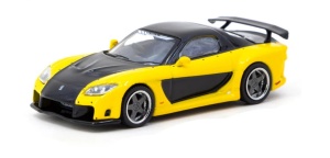 1:64 Mazda RX-7 VeilSide Fortune7 Yellow