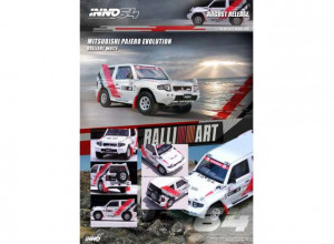 1:64 Mitsubishi Pajero Evolution Ralliart White