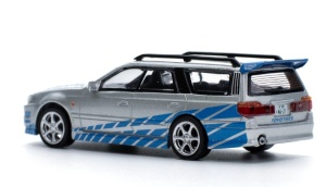 1:64 Nissan Stagea R34 Blue/Silver - Img 2
