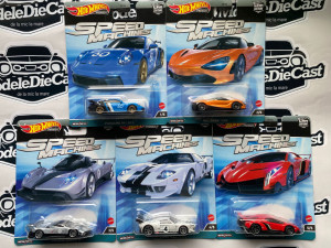 1:64 Set Hot Wheels Premium Speed Machines Car Culture