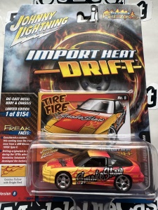 1:64 1990 Nissan 240SX Custom Golden Yellow with Bright Red