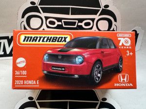 1:64 2020 Honda E Red Matchbox Powergrab