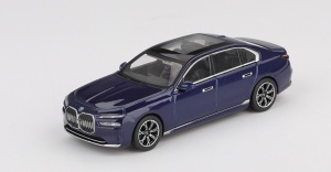 1:64 BMW i7 xDrive60 Tanzanite Blue Metallic