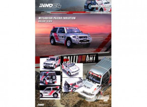 1:64 Mitsubishi Pajero Evolution Ralliart Silver