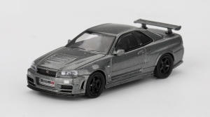 1:64 Nissan Skyline GT-R Dark Metal Gray (NISMO BNR34 CRS Version)