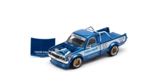 1:64 Pandem Datsun 620 Blue Toyo Tires - Img 3